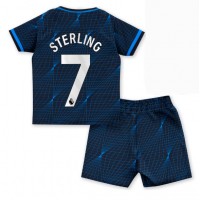 Dres Chelsea Raheem Sterling #7 Gostujuci za djecu 2023-24 Kratak Rukav (+ kratke hlače)